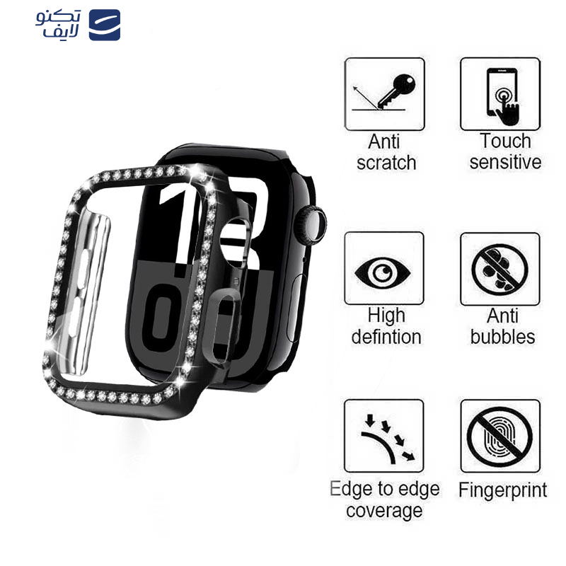 کاور اپیکوی مدل Diamond Cover Apple Watch مناسب برای اپل واچ سری 10 سایز 46 میلی متری   کاور اپیکوی مدل Diamond Cover Apple Watch مناسب برای اپل واچ سری 10 سایز 46 میلی متری