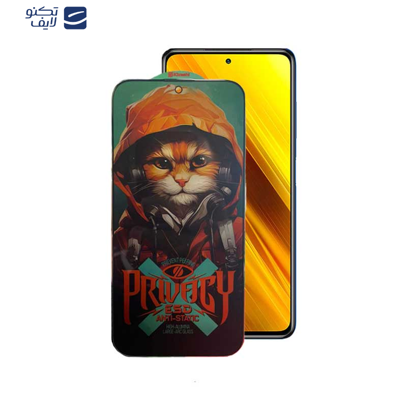 محافظ صفحه نمایش حریم شخصی اپیکوی مدل Privacy Hoodie Cat  مناسب برای گوشی موبایل شیائومی Poco X5 Pro /X5 /X4 Pro 5G /X3 Pro /X3 NFC / X3 محافظ صفحه نمایش حریم شخصی اپیکوی مدل Privacy Hoodie Cat  مناسب برای گوشی موبایل شیائومی Poco X5 Pro /X5 /X4 Pro 5G /X3 Pro /X3 NFC / X3