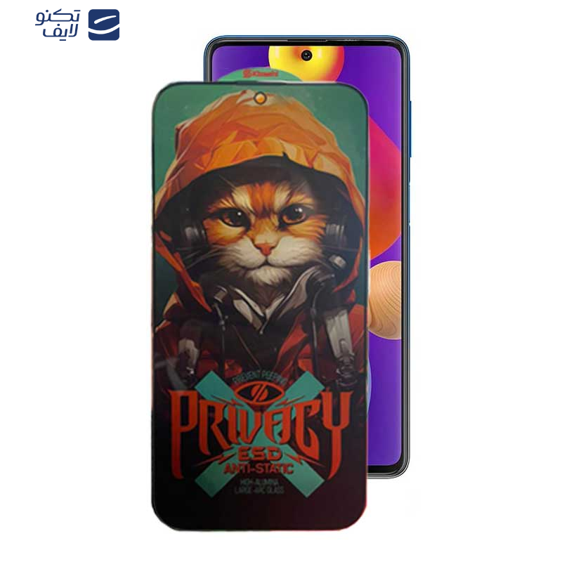 محافظ صفحه نمایش حریم شخصی اپیکوی مدل Privacy Hoodie Cat مناسب برای گوشی موبایل سامسونگ Galaxy M62/ M55/ F62/ F55/ F54/ Note10 Lite/Galaxy S10 Lite/ C55 محافظ صفحه نمایش حریم شخصی اپیکوی مدل Privacy Hoodie Cat مناسب برای گوشی موبایل سامسونگ Galaxy M62/ M55/ F62/ F55/ F54/ Note10 Lite/Galaxy S10 Lite/ C55