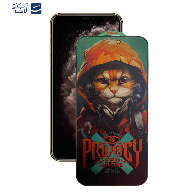 محافظ صفحه نمایش حریم شخصی اپیکوی مدل Hoodie Cat مناسب برای گوشی موبایل اپل  iPhone 11 Pro Max/ Xs Max محافظ صفحه نمایش حریم شخصی اپیکوی مدل Hoodie Cat مناسب برای گوشی موبایل اپل  iPhone 11 Pro Max/ Xs Max