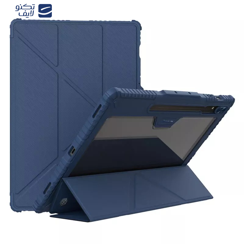 کیف کلاسوری نیلکین مدل Bumper Pro Multi-angle folding style مناسب برای تبلت سامسونگ Galaxy Tab S10 Ultra/S9 Ultra کیف کلاسوری نیلکین مدل Bumper Pro Multi-angle folding style مناسب برای تبلت سامسونگ Galaxy Tab S10 Ultra/S9 Ultra