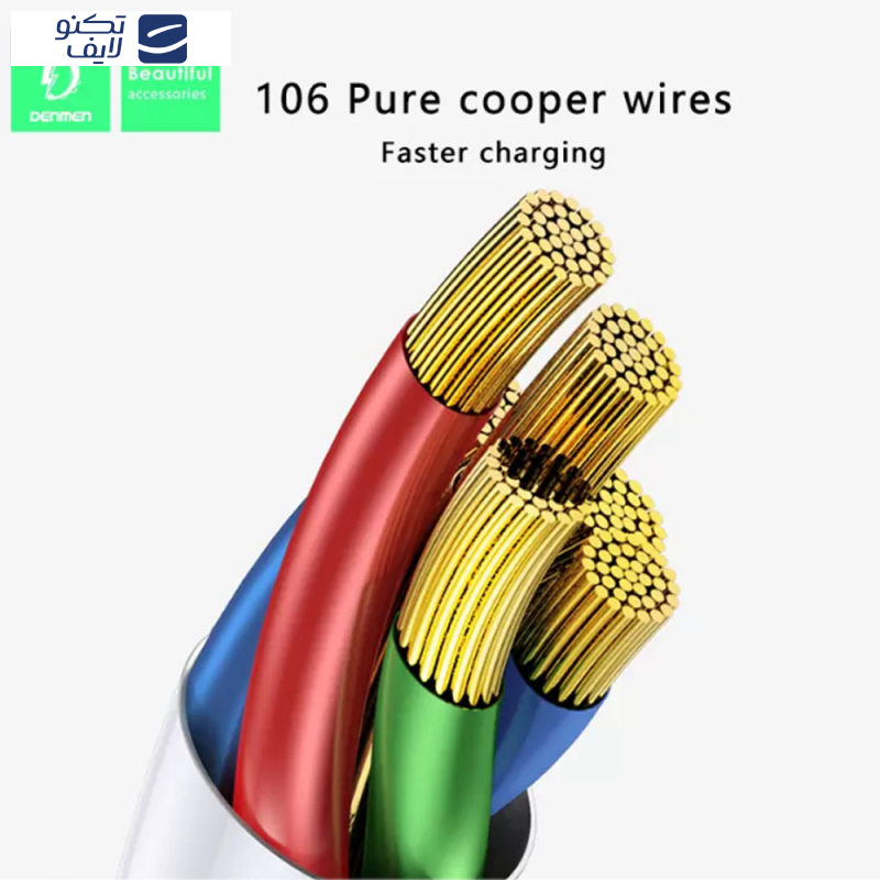 کابل تبدیل USB-C دنمن مدل D20C طول 1 متر کابل تبدیل USB-C دنمن مدل D20C طول 1 متر