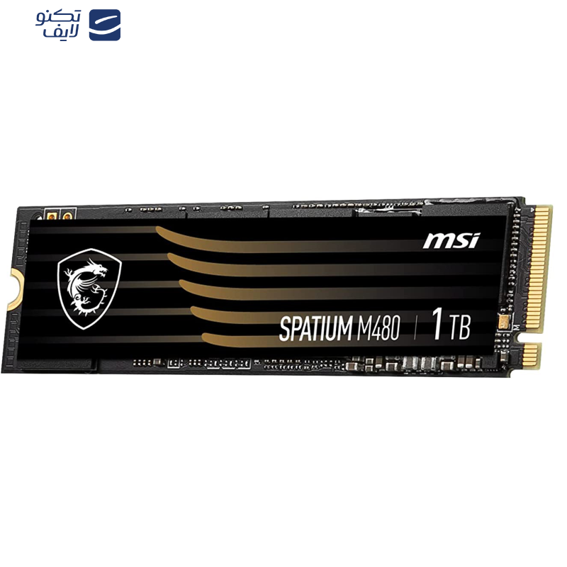 اس اس دی اینترنال ام اس آی مدل SPATIUM M480 PCIe 4.0 NVMe M.2 ظرفیت یک ترابایت  اس اس دی اینترنال ام اس آی مدل SPATIUM M480 PCIe 4.0 NVMe M.2 ظرفیت یک ترابایت