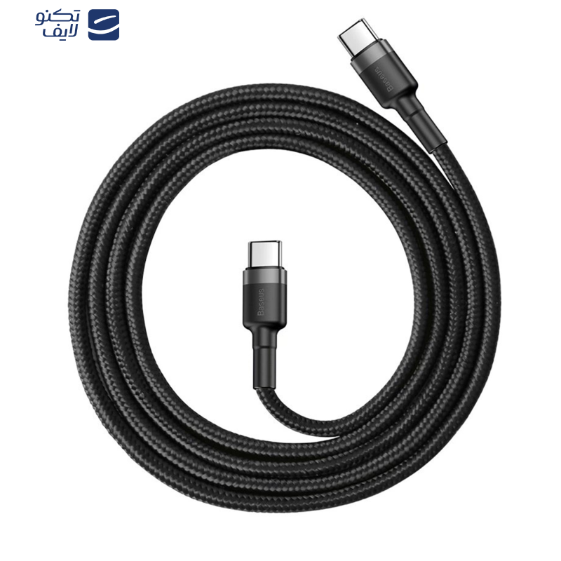 کابل USB-C باسئوس مدل CATKLF-GG1 طول 1 متر کابل USB-C باسئوس مدل CATKLF-GG1 طول 1 متر