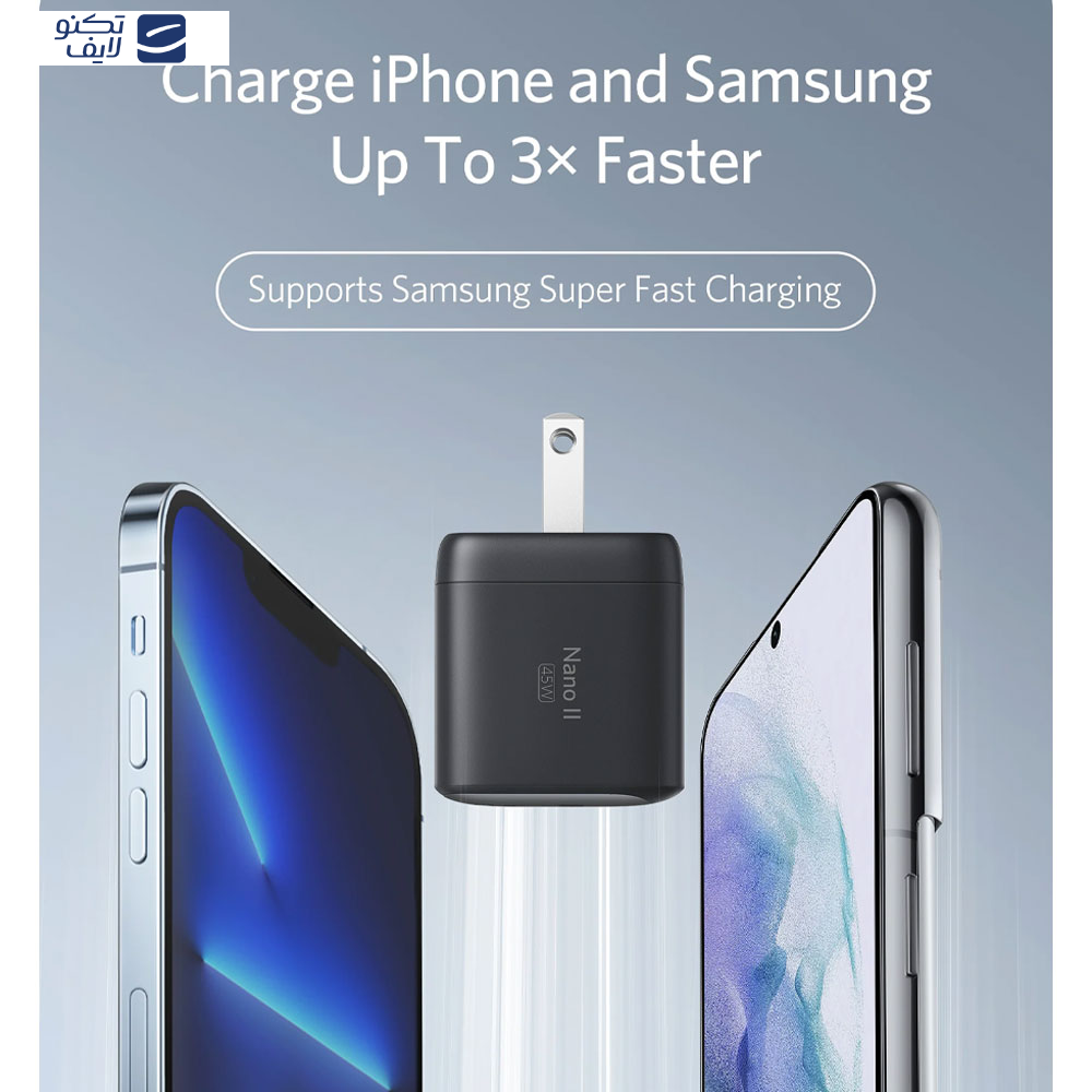 شارژر دیواری 45 وات انکر مدل A2664 شارژر دیواری 45 وات انکر مدل A2664