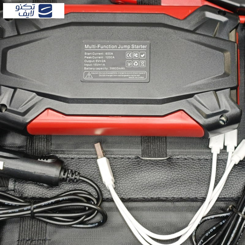 جامپ استارتر مدل Zuix ظرفیت 39800 میلی آمپر ساعت جامپ استارتر مدل Zuix ظرفیت 39800 میلی آمپر ساعت