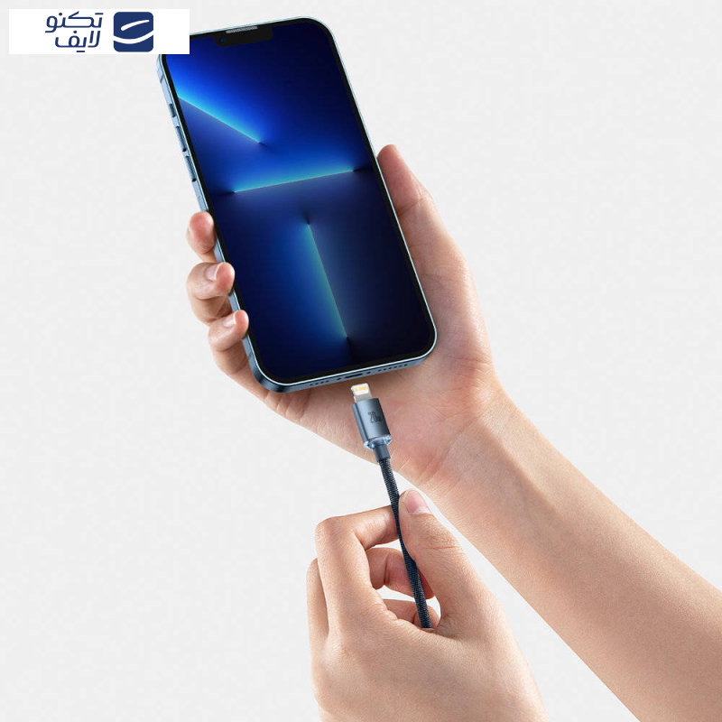 کابل تبدیل USB به MicroUSB/USB-C/لایتنینگ بیسوس مدل CB0029 66W طول 1.2 متر کابل تبدیل USB به MicroUSB/USB-C/لایتنینگ بیسوس مدل CB0029 66W طول 1.2 متر