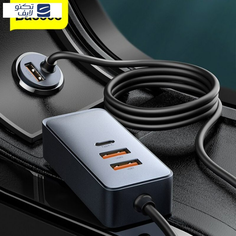 شارژر فندکی 120 وات بیسوس مدل CCBX-120C2X شارژر فندکی 120 وات بیسوس مدل CCBX-120C2X