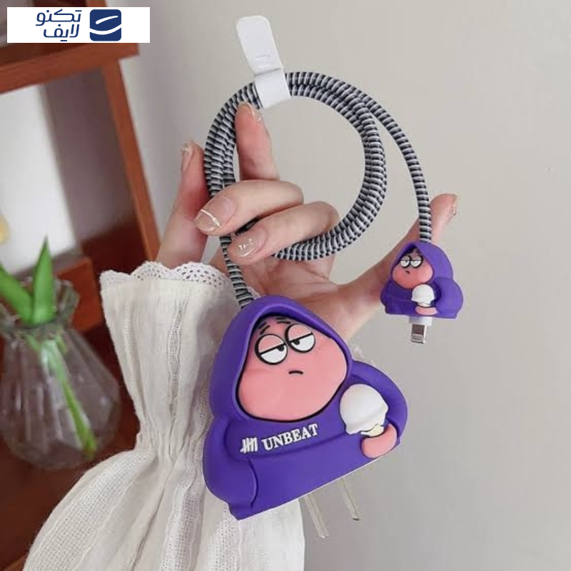 محافظ کابل مدل پاتریک به همراه محافظ شارژر دیواری محافظ کابل مدل پاتریک به همراه محافظ شارژر دیواری