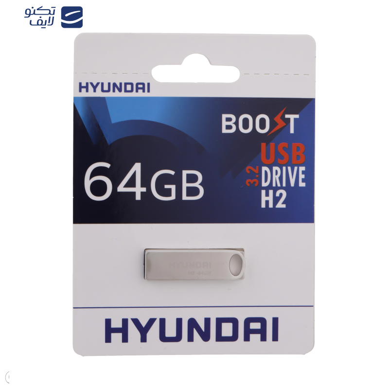 فلش مموری هیوندای مدل H2 USB 3.2 ظرفیت 64 گیگابایت فلش مموری هیوندای مدل H2 USB 3.2 ظرفیت 64 گیگابایت