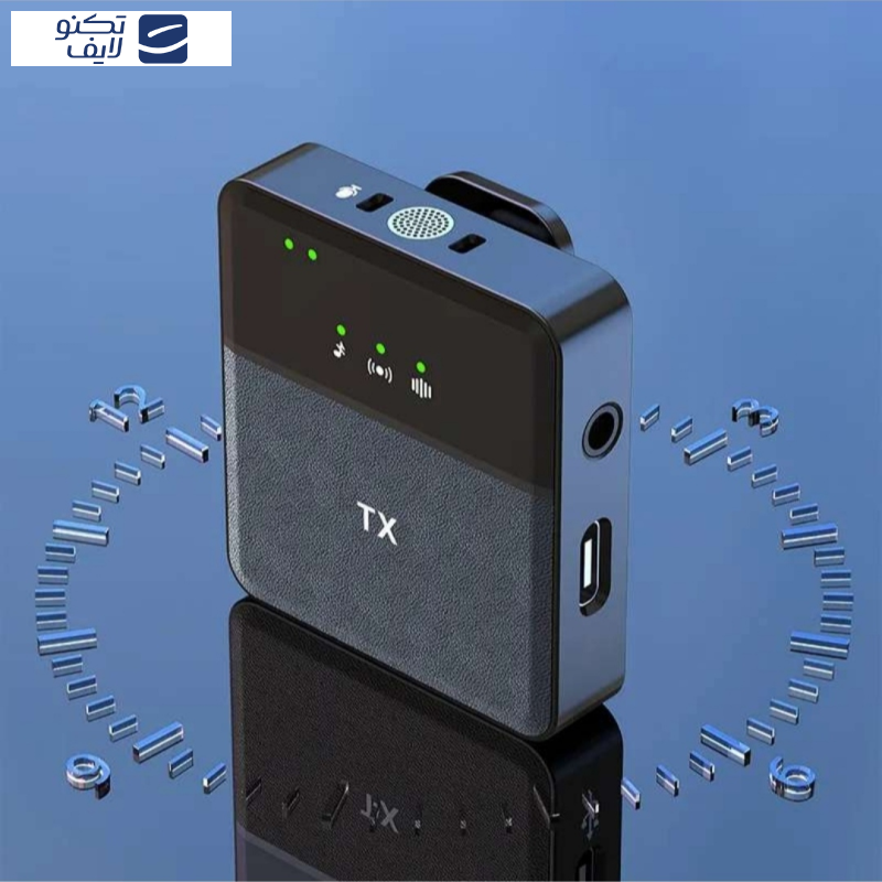  میکروفن یقه ای بی سیم مدل answer SX8 lightning