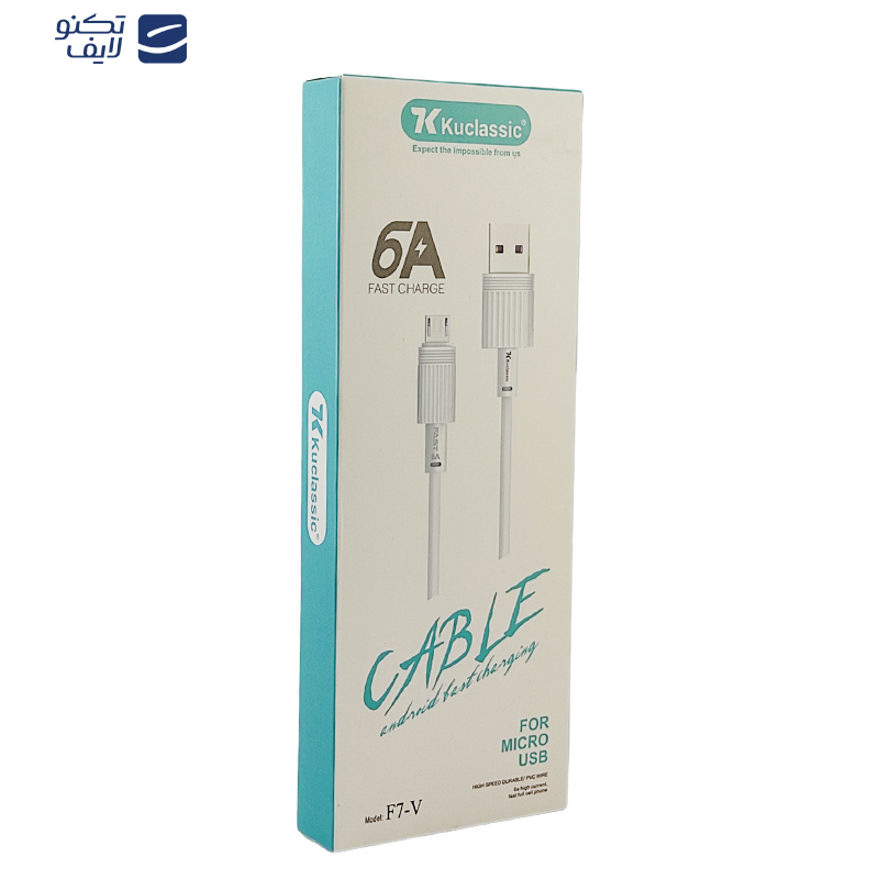 کابل تبدیل USB به microUSB كوكلاسيك مدل F7-V طول 1 متر کابل تبدیل USB به microUSB كوكلاسيك مدل F7-V طول 1 متر