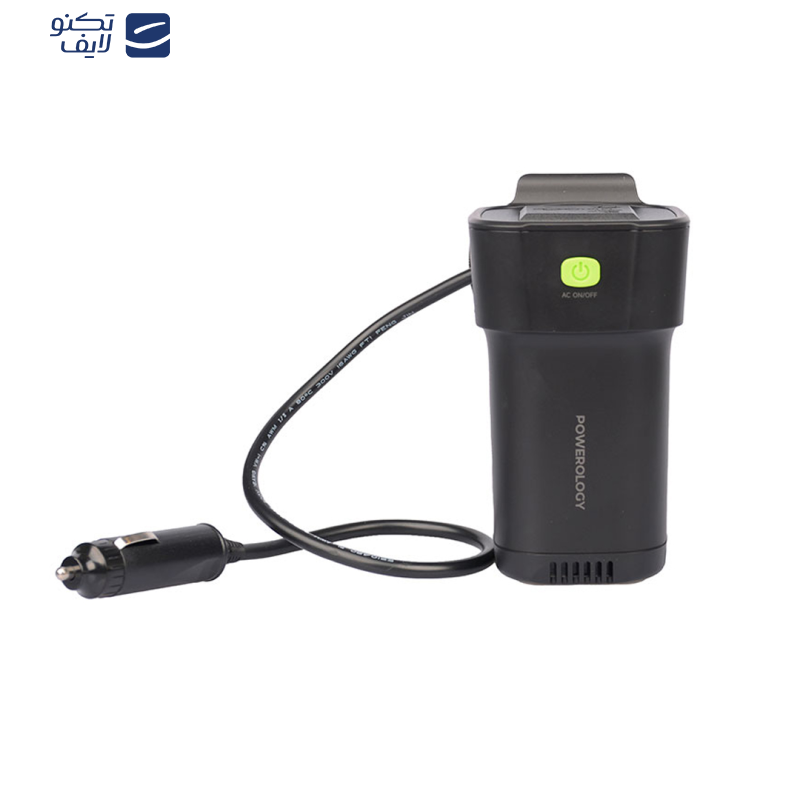 مبدل برق خودرو پاورولوجی مدل POWER INVERTER 150W P150INVBK مبدل برق خودرو پاورولوجی مدل POWER INVERTER 150W P150INVBK