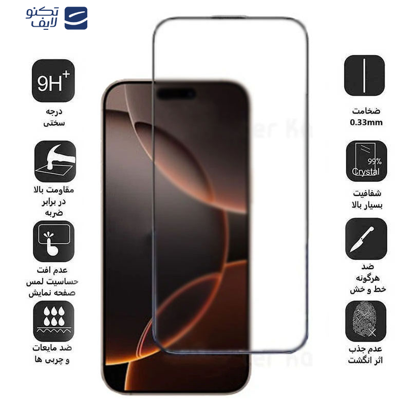 محافظ صفحه نمایش مات کی -زد دوو مدل AG-Matte-k مناسب برای گوشی موبایل اپل iPhone 16 Pro Max محافظ صفحه نمایش مات کی -زد دوو مدل AG-Matte-k مناسب برای گوشی موبایل اپل iPhone 16 Pro Max