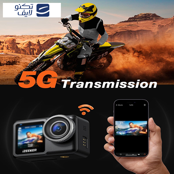 دوربین فیلم برداری ورزشی آی زیکر مدل iA400 دوربین فیلم برداری ورزشی آی زیکر مدل iA400