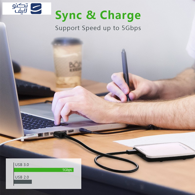 کابل لینک USB 3.0 یوگرین مدل US128 طول 1 متر کابل لینک USB 3.0 یوگرین مدل US128 طول 1 متر