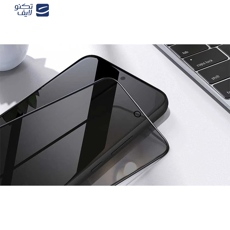 محافظ صفحه نمایش حریم شخصی نیلکین مدل Guardian Full privacy مناسب برای گوشی موبایل سامسونگ Galaxy S25 Ultra محافظ صفحه نمایش حریم شخصی نیلکین مدل Guardian Full privacy مناسب برای گوشی موبایل سامسونگ Galaxy S25 Ultra