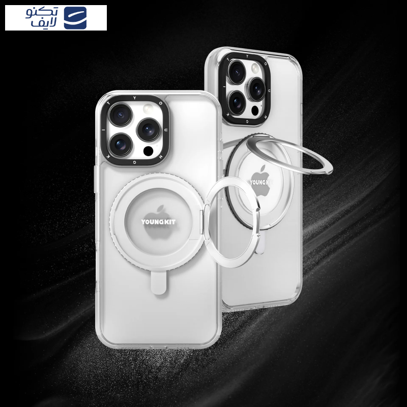 کاور یانگ کیت مدل Crystal 360° Rotation مناسب برای گوشی موبایل اپل iphone 16  کاور یانگ کیت مدل Crystal 360° Rotation مناسب برای گوشی موبایل اپل iphone 16