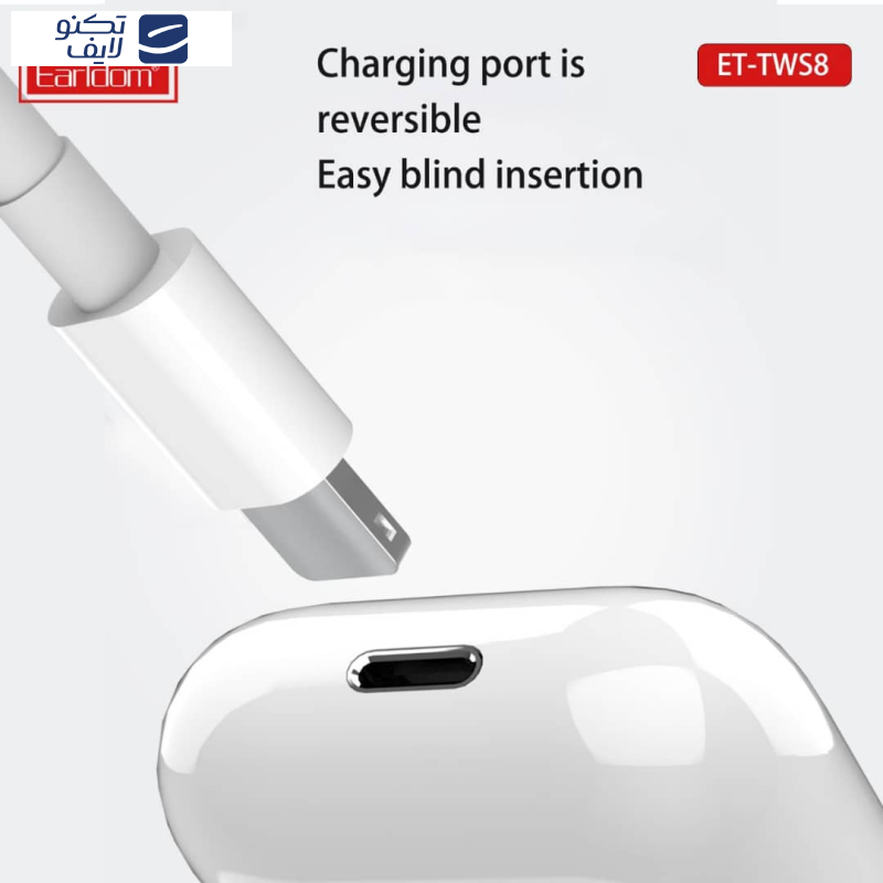 هندزفری بلوتوثی ارلدام مدل ET-TWS8 هندزفری بلوتوثی ارلدام مدل ET-TWS8