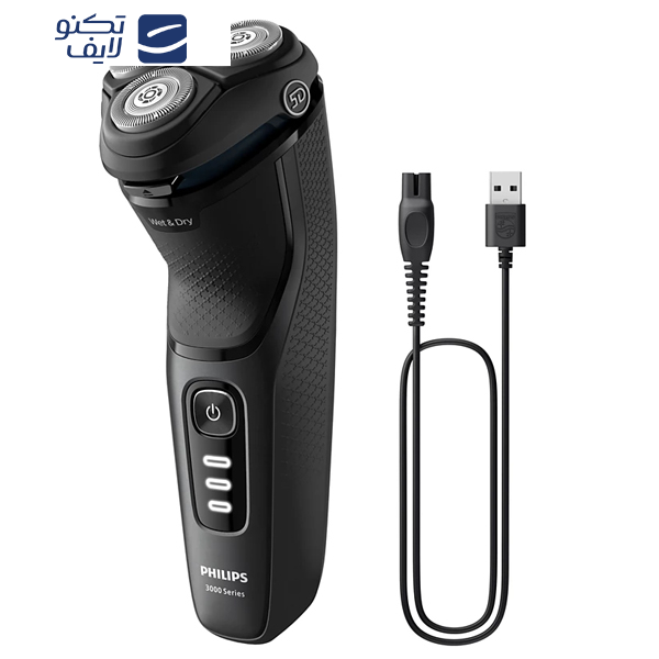 ماشین اصلاح موی صورت شارژی فیلیپس مدل S3244 ماشین اصلاح موی صورت شارژی فیلیپس مدل S3244