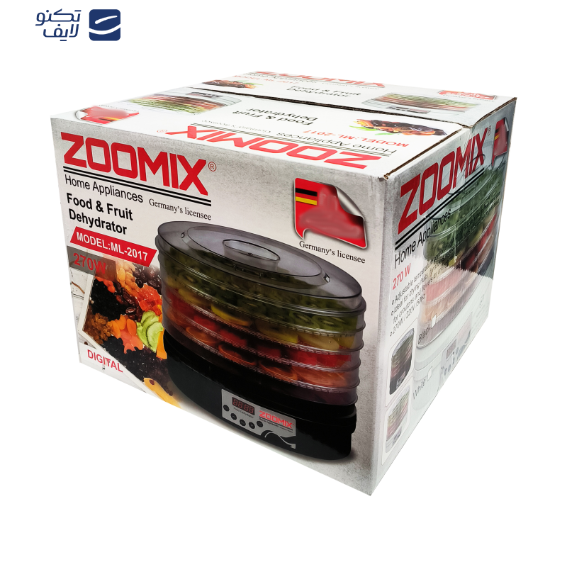 میوه خشک کن زومیکس مدل ML-2017 میوه خشک کن زومیکس مدل ML-2017