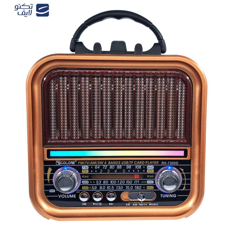 اسپیکر بلوتوثی قابل حمل گولون مدل RX-730SD اسپیکر بلوتوثی قابل حمل گولون مدل RX-730SD