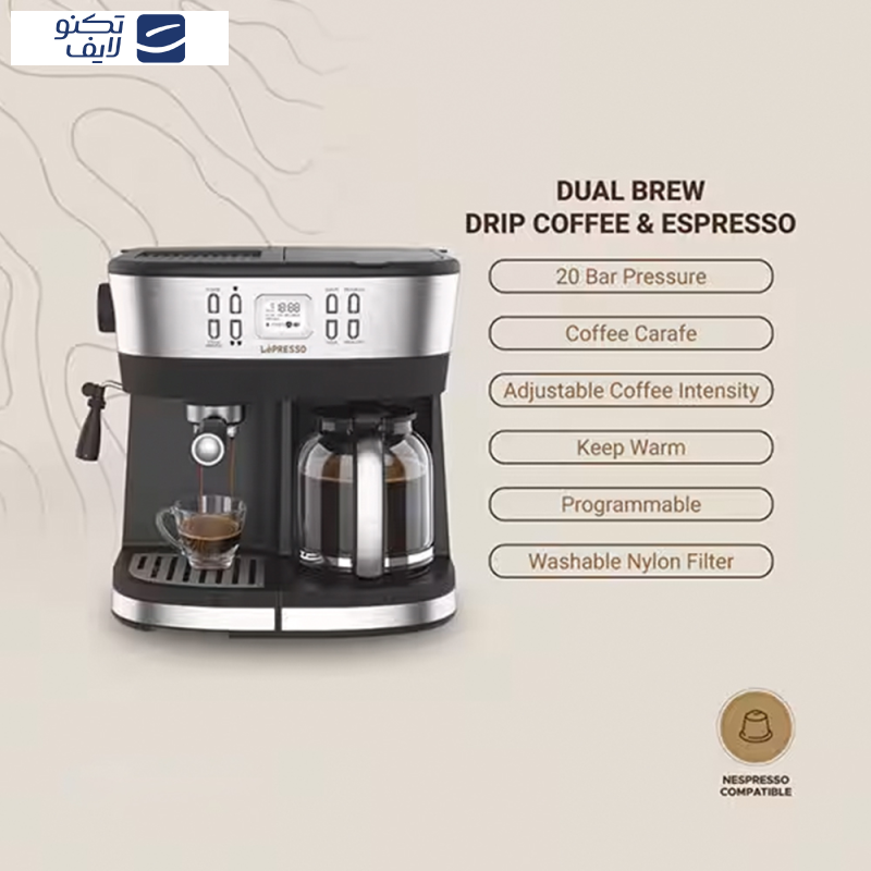 اسپرسو ساز لپرسو مدل LPCFFM0002 اسپرسو ساز لپرسو مدل LPCFFM0002