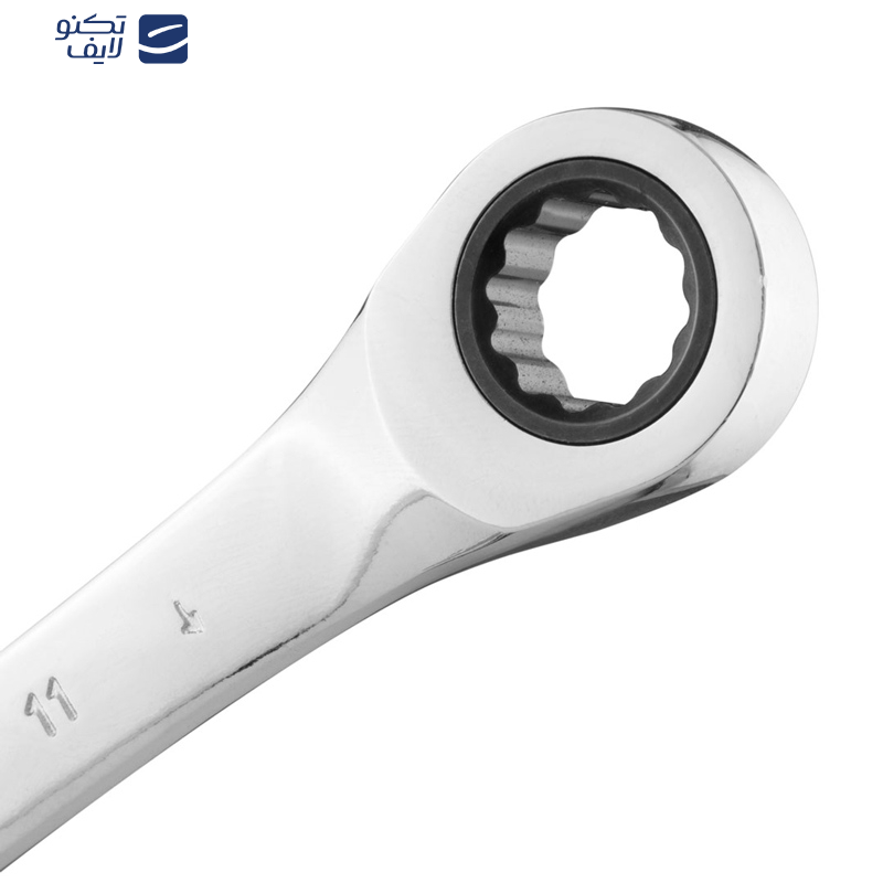 آچار یکسر تخت یک سر جغجغه رونیکس مدل RH-2161 سایز ۱۱ آچار یکسر تخت یک سر جغجغه رونیکس مدل RH-2161 سایز ۱۱