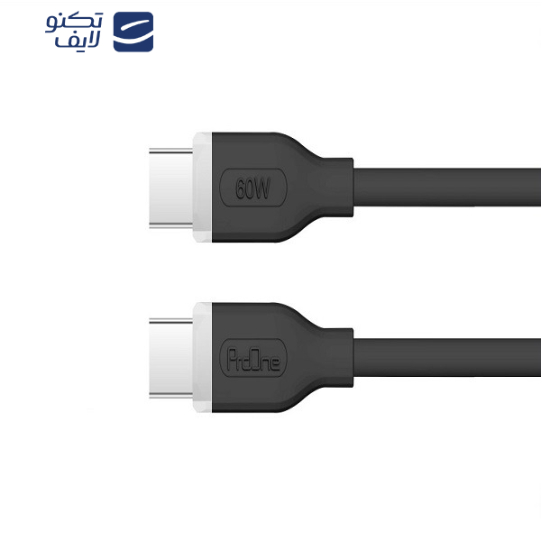 کابل  usb-c پرووان مدل PCC121 طول 1 متر کابل  usb-c پرووان مدل PCC121 طول 1 متر