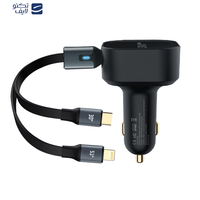 شارژر فندکی 30 وات پرووان مدل PCG26 شارژر فندکی 30 وات پرووان مدل PCG26