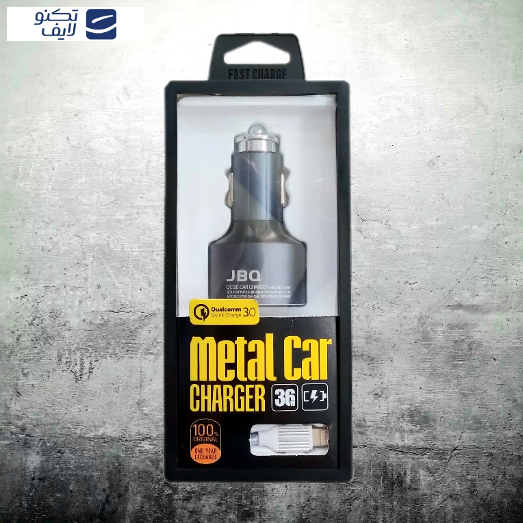 شارژر فندکی جی بی کیو مدل c7030 jBQ به همراه  کابل تبدیل لایتنینگ شارژر فندکی جی بی کیو مدل c7030 jBQ به همراه  کابل تبدیل لایتنینگ