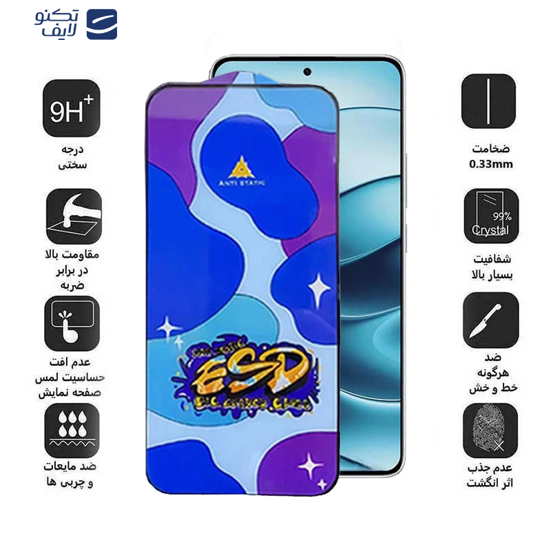 محافظ صفحه نمایش اپیکوی مدل Star ESD مناسب برای گوشی موبایل شیائومی Redmi Note 14 / Note 14 Pro محافظ صفحه نمایش اپیکوی مدل Star ESD مناسب برای گوشی موبایل شیائومی Redmi Note 14 / Note 14 Pro