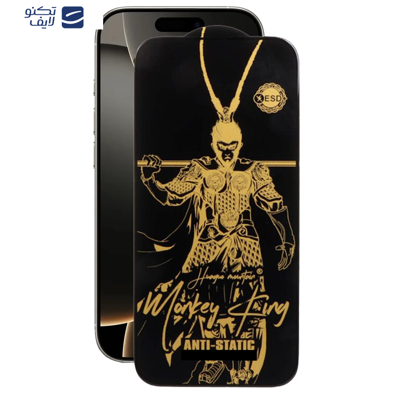 محافظ صفحه نمایش اپیکوی مدل Wukong ESD مناسب برای گوشی موبایل اپل  iPhone 16 Pro محافظ صفحه نمایش اپیکوی مدل Wukong ESD مناسب برای گوشی موبایل اپل  iPhone 16 Pro