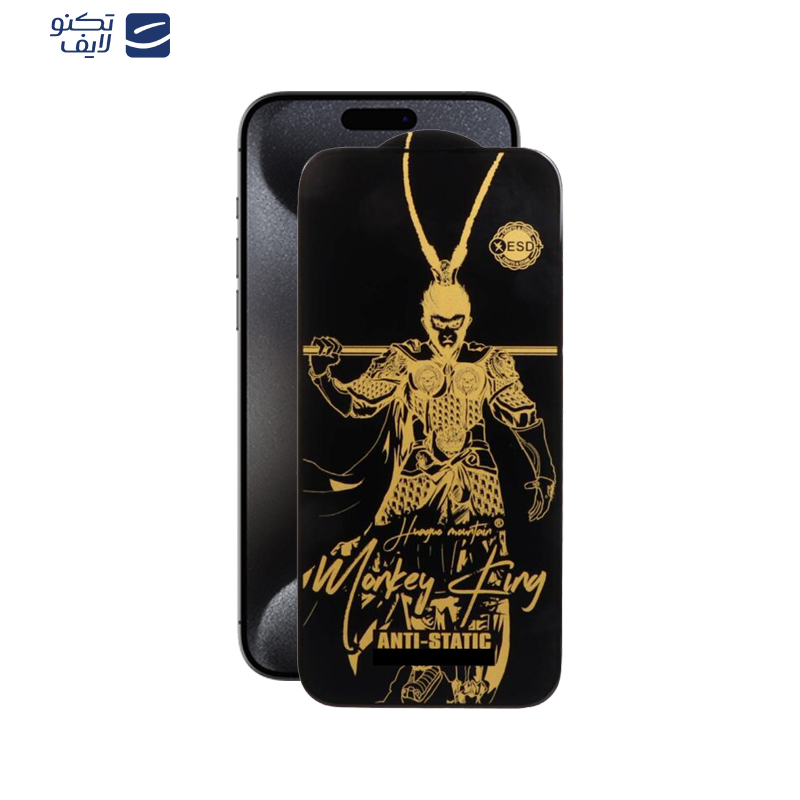 محافظ صفحه نمایش اپیکوی مدل Wukong ESD مناسب برای گوشی موبایل اپل  iPhone 15 Pro محافظ صفحه نمایش اپیکوی مدل Wukong ESD مناسب برای گوشی موبایل اپل  iPhone 15 Pro