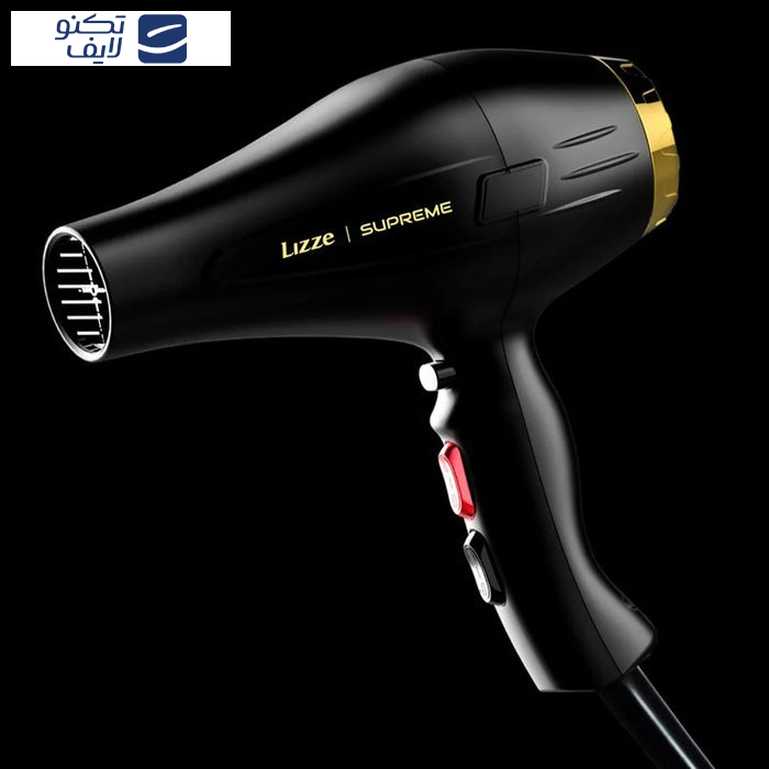 سشوار حرفه ای لیز مدل Supreme، موتور AC با توان مصرفی 2600 وات، دارای قابلیت باد سرد، با حالت صافکننده و خشککننده، وزن 480 گرم، تنظیم حرارت 3 حالته، کنترل سرعت 2 حالته، 2 عدد سری متمرکزکننده سشوار حرفه ای لیز مدل Supreme، موتور AC با توان مصرفی 2600 وات، دارای قابلیت باد سرد، با حالت صافکننده و خشککننده، وزن 480 گرم، تنظیم حرارت 3 حالته، کنترل سرعت 2 حالته، 2 عدد سری متمرکزکننده