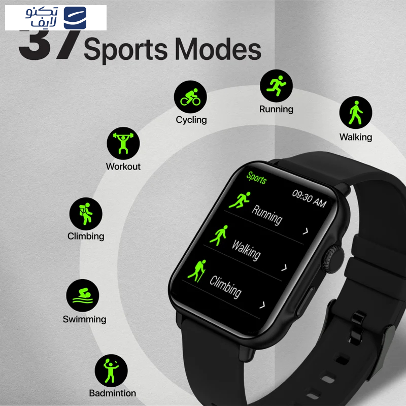 ساعت هوشمند پرومیت مدل PROWATCH-B18.Black 