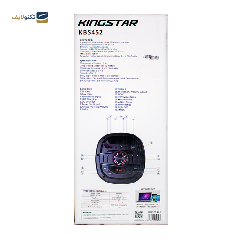 gallery- اسپیکر بلوتوثی قابل حمل کینگ استار مدل KBS452-gallery-1-TLP-10091_186a3020-fd4c-4341-9d35-c684c73014f4.1 gallery- اسپیکر بلوتوثی قابل حمل کینگ استار مدل KBS452-gallery-1-TLP-10091_186a3020-fd4c-4341-9d35-c684c73014f4.1