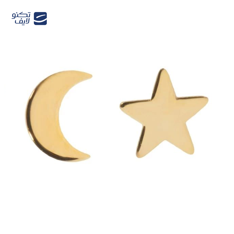 gallery-گوشواره طلا زنانه طرح پاپیون ساده قو طلایی کد E006869 copy.png