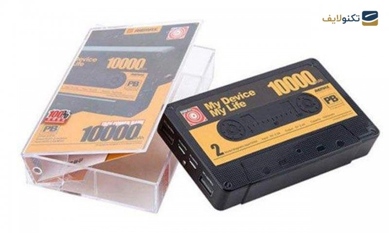 پاوربانک ریمکس مدل Tape RPP-12 با ظرفیت 10000 میلی آمپر ساعت