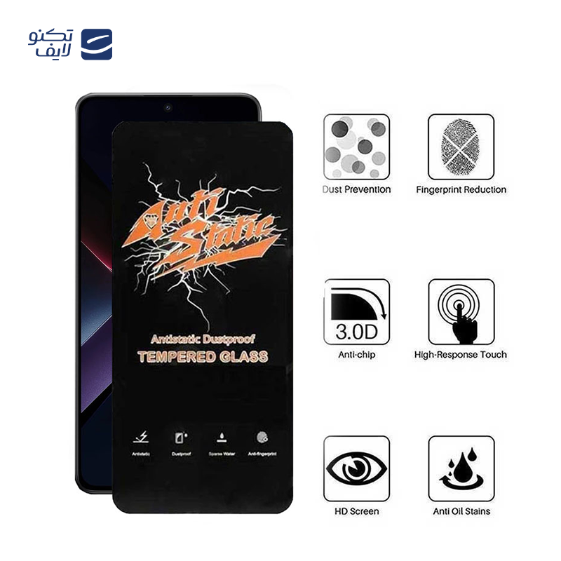 محافظ صفحه نمایش اپیکوی مدل Antistatic Dustproof مناسب برای گوشی موبایل شیائومی Poco X7 Pro / X7 /X6 /X6 Pro