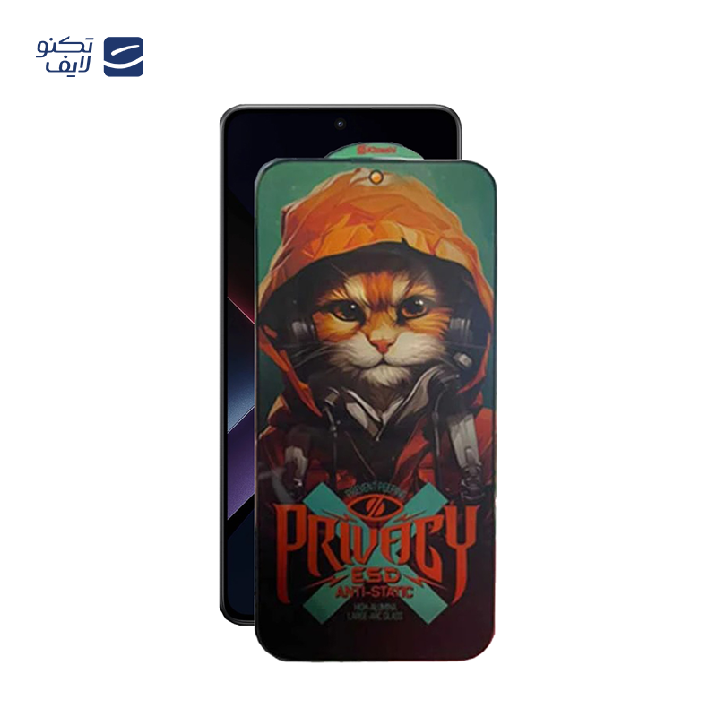 محافظ صفحه نمایش حریم شخصی اپیکوی مدل Privacy Hoodie Cat مناسب برای گوشی موبایل شیائومی Poco X7 Pro / X7 / X6 Pro /X6  محافظ صفحه نمایش حریم شخصی اپیکوی مدل Privacy Hoodie Cat مناسب برای گوشی موبایل شیائومی Poco X7 Pro / X7 / X6 Pro /X6