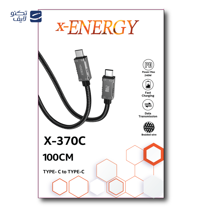 gallery-کابل دو سر تایپ سی ایکس انرژی مدل X-360C طول 1 متر copy.png gallery-کابل دو سر تایپ سی ایکس انرژی مدل X-360C طول 1 متر copy.png
