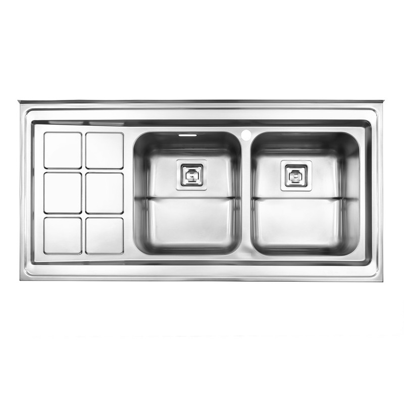 سینک ظرفشویی استیل البرز مدل 761 روکار سینک ظرفشویی استیل البرز مدل 761 روکار