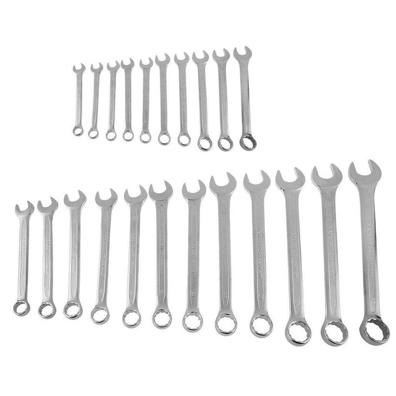 مجموعه 22 عددی آچار یکسر تخت یکسر رینگی آتا مدل BX2200