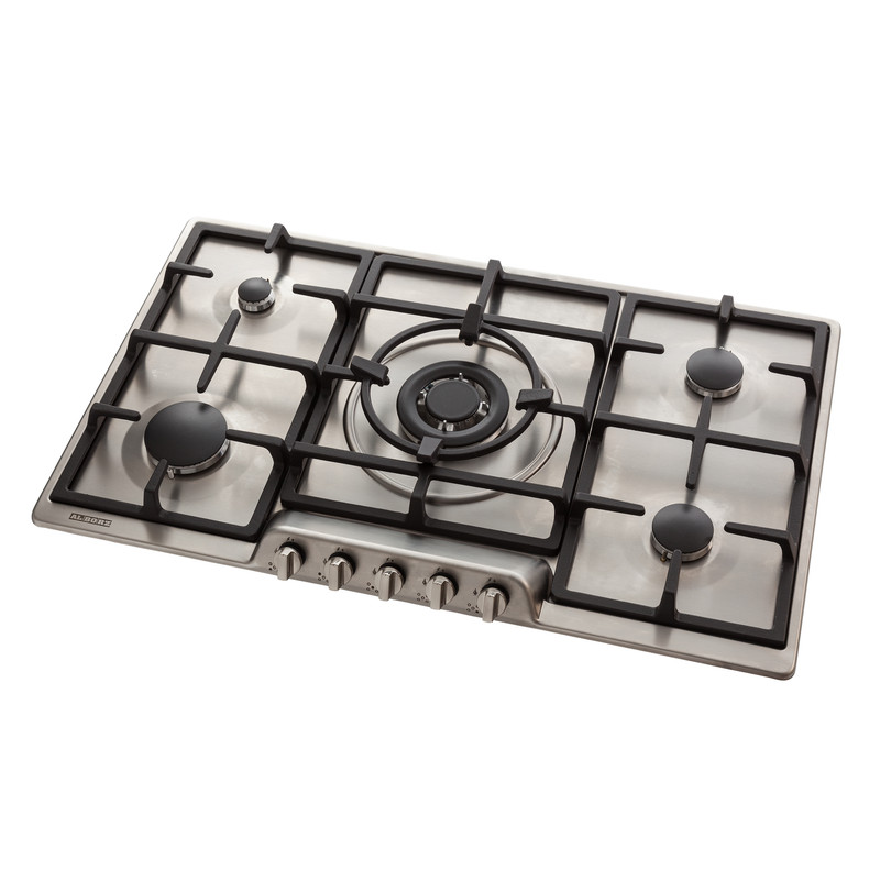 اجاق گاز صفحهای پنج شعله استیل البرز مدل S-5907