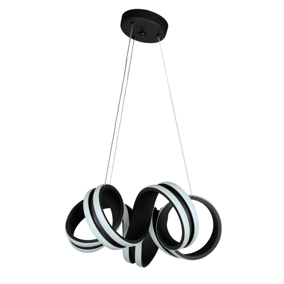 لوستر مدرن سقفی اتاق چشمه نور مدل A6400 ریموت دار