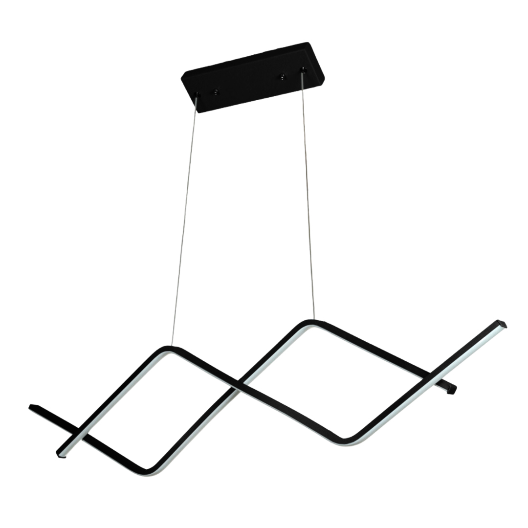 لوستر مدرن سقفی اتاق چشمه نور مدل A6395 ریموت دار