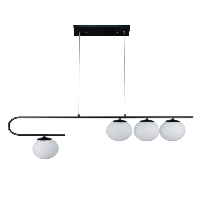 لوستر مدرن سقفی اتاق چشمه نور مدل A1222/4