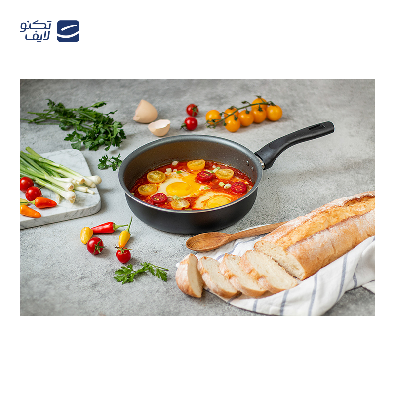 تابه تکدسته تکنو مدل آنتیک سایز 18 بدون درب تابه تکدسته تکنو مدل آنتیک سایز 18 بدون درب