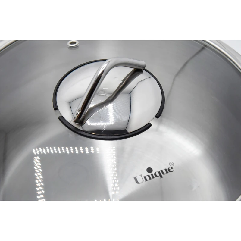 قابلمه یونیک مدل استیل کد 9911 سایز 24 قابلمه یونیک مدل استیل کد 9911 سایز 24